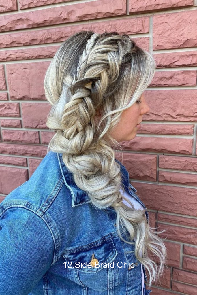 12.Side Braid Chic